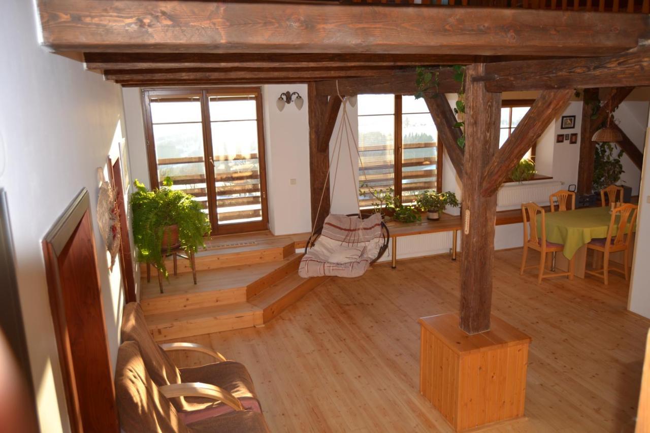 Ubytovani Na Hajence Бистршице-над-Пернштейнем Экстерьер фото